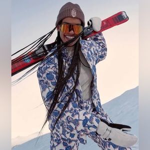 Free People FP MOVEMENT Bunny Slope Printed Puffer